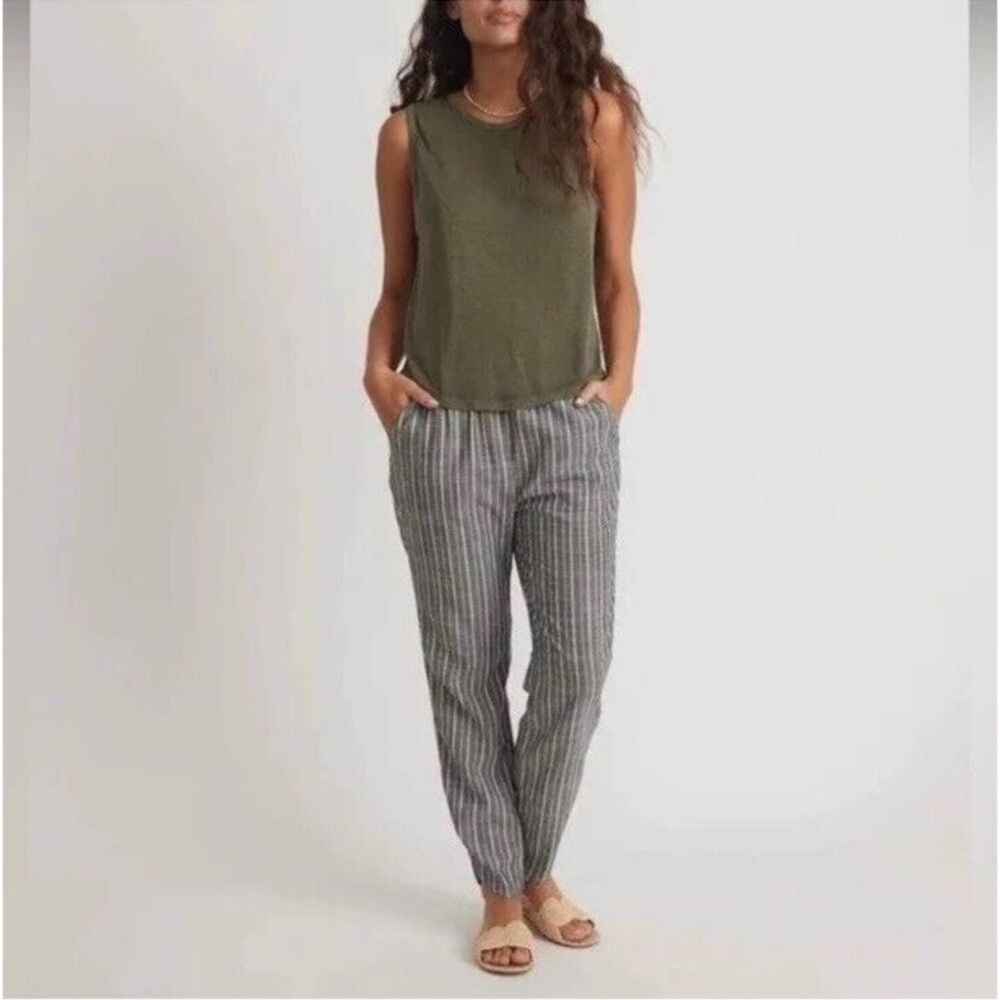 Striped Gray Women's Pants